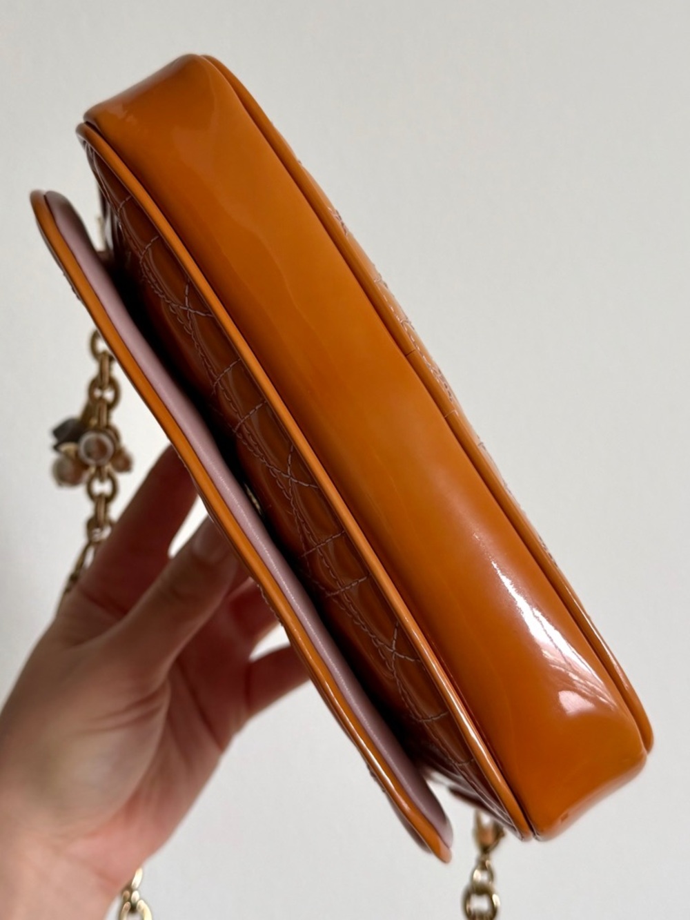 Dior Patent Cannage Lady Dior Small Bag - Picture 6 of 15